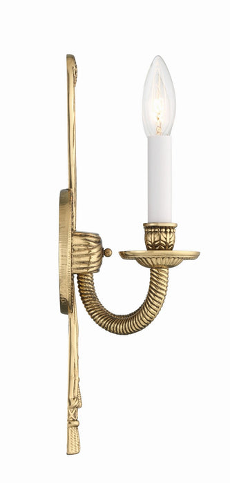 Crystorama 650-OB Cast Brass Wall Mount Two Light Wall Sconce Olde Brass Alternate Image 4.jpg