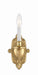 Crystorama 641-PB Cast Brass Wall Mount One Light Wall Sconce Polished Brass Main Image.jpg