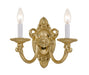 Crystorama 9112-PB Arlington Two Light Wall Sconce Polished Brass Main Image.jpg