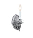 Crystorama 645-PW Cast Brass Wall Mount One Light Wall Mount Pewter Main Image.jpg