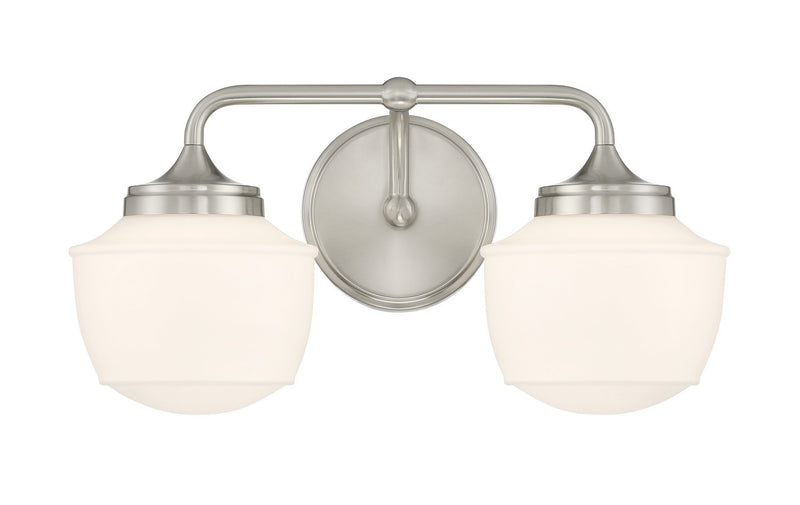 Minka Lavery 2572-84 Cornwell Two Light Bath Vanity, Brushed Nickel Alternate Image.jpg