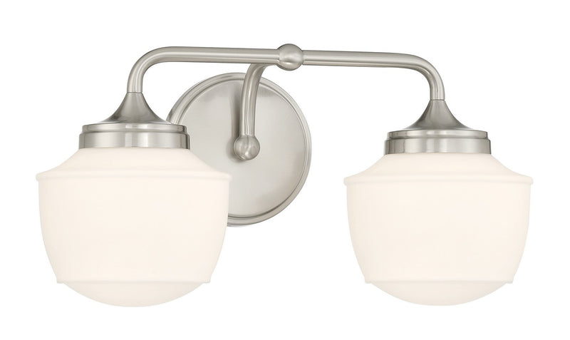 Minka Lavery 2572-84 Cornwell Two Light Bath Vanity, Brushed Nickel Alternate Image 2.jpg