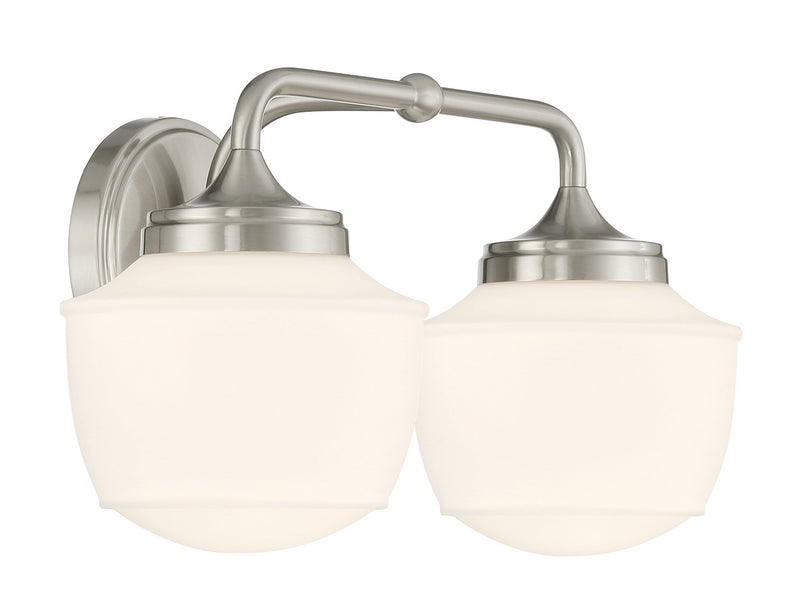 Minka Lavery 2572-84 Cornwell Two Light Bath Vanity, Brushed Nickel Alternate Image 3.jpg
