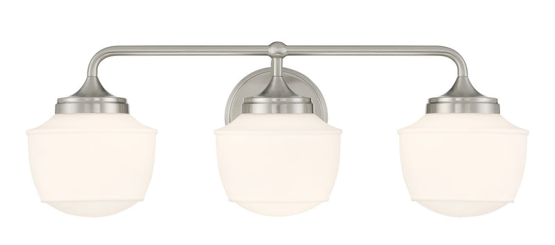 Minka Lavery 2573-84 Cornwell Three Light Bath Vanity, Brushed Nickel Alternate Image.jpg