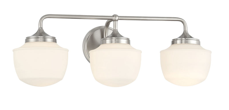 Minka Lavery 2573-84 Cornwell Three Light Bath Vanity, Brushed Nickel Main Image.jpg