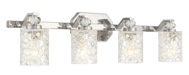 Minka Lavery 2614-77 Crystal Kay Four Light Bath Vanity, Chrome Main Image.jpg