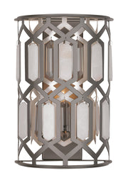 Minka Lavery 3582-795 Hexly One Light Wall Sconce, Coal And Brass Main Image.jpg