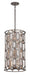 Minka Lavery 3586-795 Hexly Nine Light Foyer Pendant, Coal And Brass Main Image.jpg