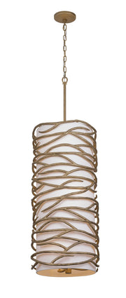 Minka Lavery 3716-788 Branch Reality Nine Light Foyer Pendant, Textured Ashen Gold Main Image.jpg