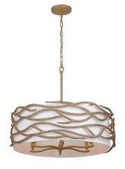 Minka Lavery 3718-788 Branch Reality Six Light Pendant, Textured Ashen Gold Main Image.jpg