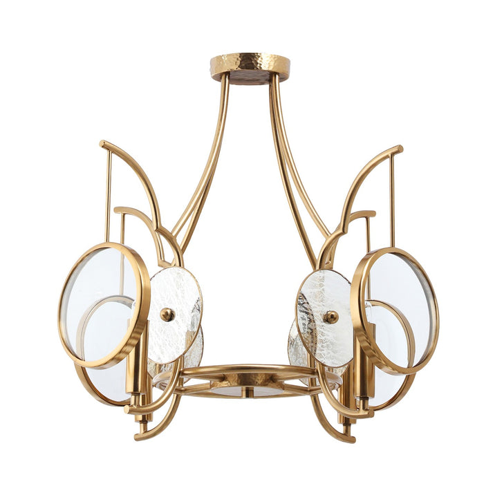 Minka Lavery 3814-863 Into Focus Four Light Semi Flush Mount, Brass Antique Main Image.jpg