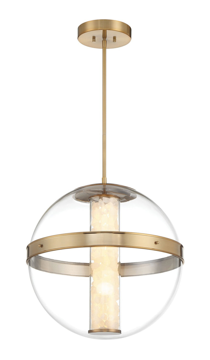 Minka Lavery 3886-776-L Divinely LED Pendant, Celeste Brass Main Image.jpg