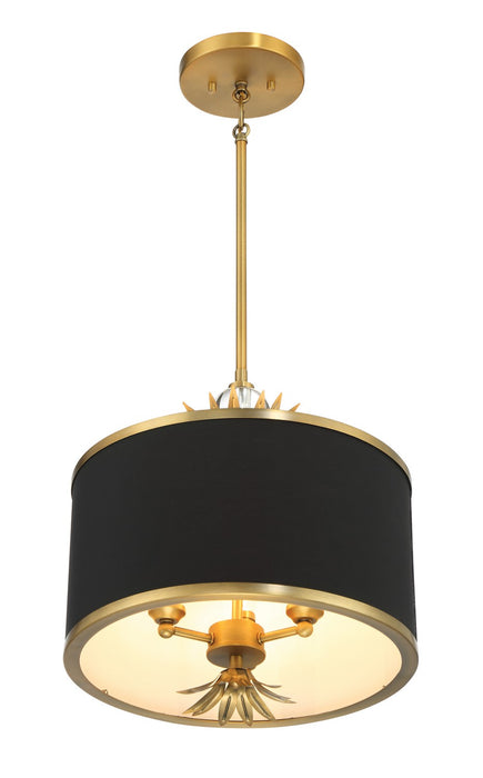 Minka Lavery 4583-672 Caprio Three Light Pendant, Natural Brushed Brass Alternate Image 2.jpg