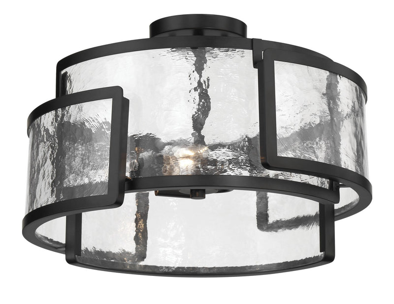 Minka Lavery 5265-66A Bella Collina Three Light Semi Flush Mount, Coal Main Image.jpg