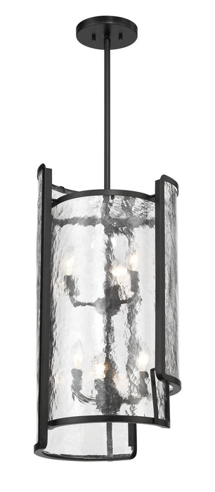 Minka Lavery 5266-66A Bella Collina Six Light Foyer Pendant, Coal Main Image.jpg