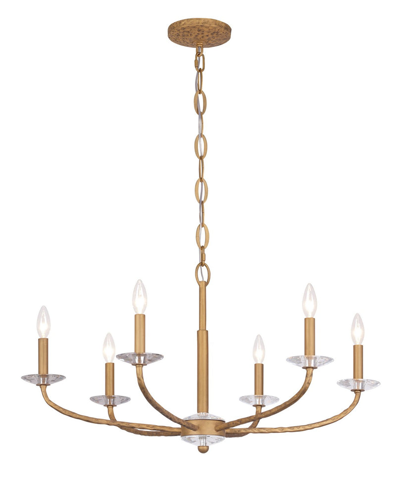 Minka Lavery 5286-788 Atella Six Light Chandelier, Ashen Gold Main Image.jpg
