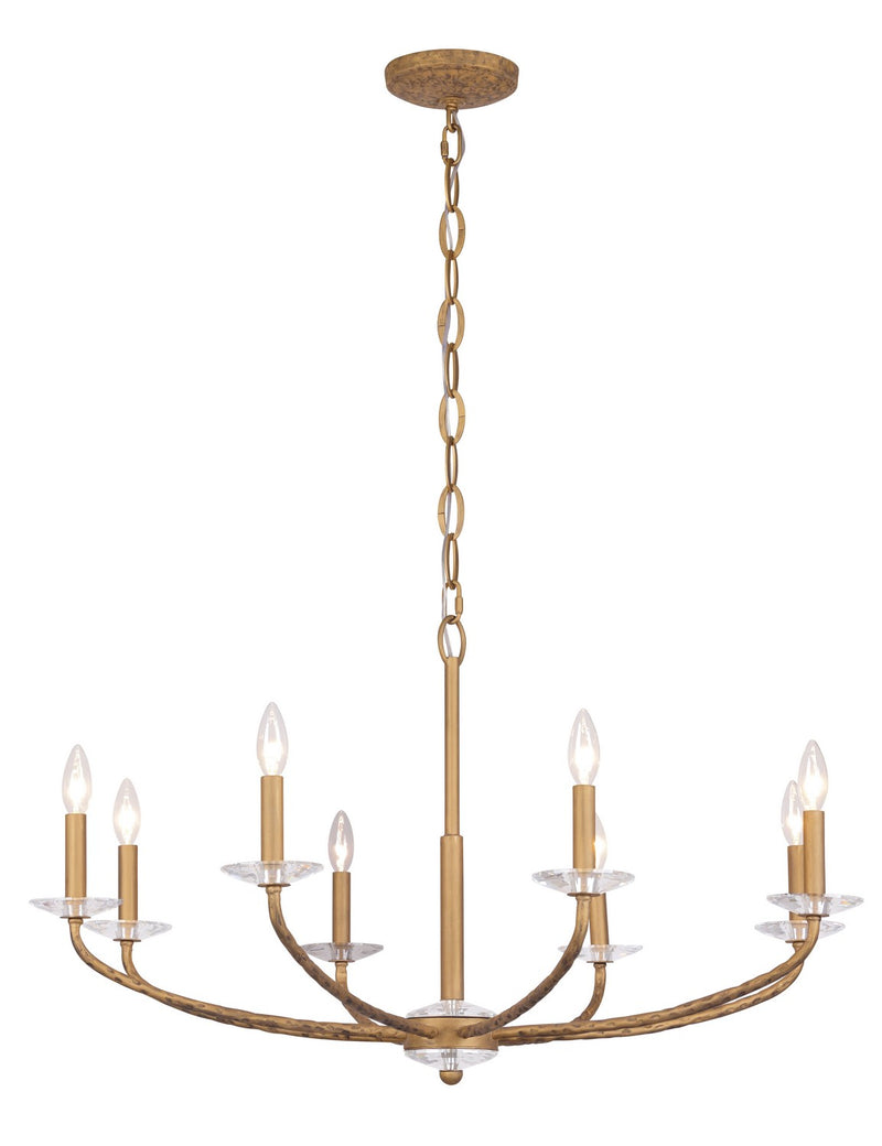 Minka Lavery 5287-788 Atella Eight Light Chandelier, Ashen Gold Main Image.jpg