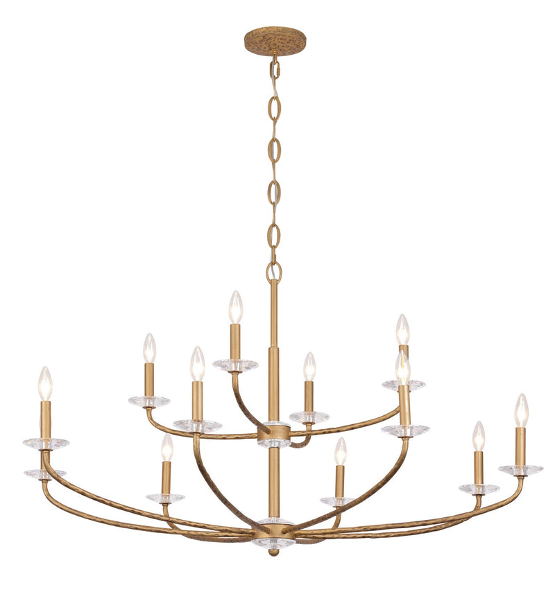 Minka Lavery 5288-788 Atella 12 Light Chandelier, Ashen Gold Main Image.jpg