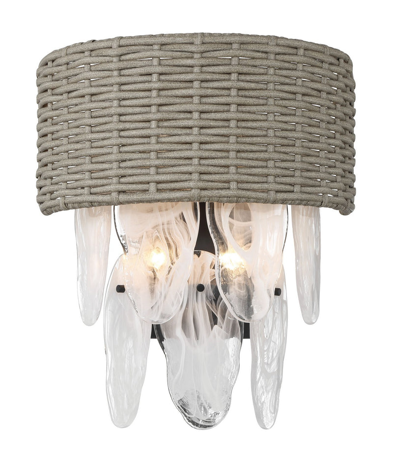 Minka Lavery 5295-66A Breakers Isle Four Light Wall Sconce, Coal Main Image.jpg