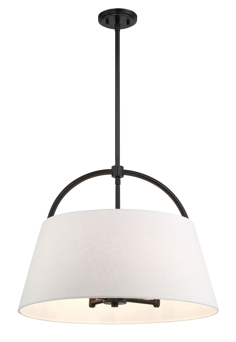Minka Lavery 5396-66A Headington Four Light Island Pendant, Coal Main Image.jpg