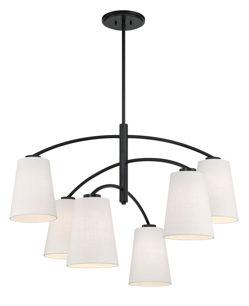 Minka Lavery 5397-66A Headington Six Light Chandelier, Coal Main Image.jpg
