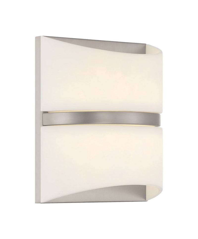 Minka Lavery 822-84-L Velaux LED Wall Sconce, Brushed Nickel Main Image.jpg