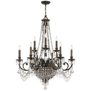 Crystorama 5168-EB-CL-MWP Vanderbilt 12 Light Chandelier English Bronze Alternate Image 2.jpg
