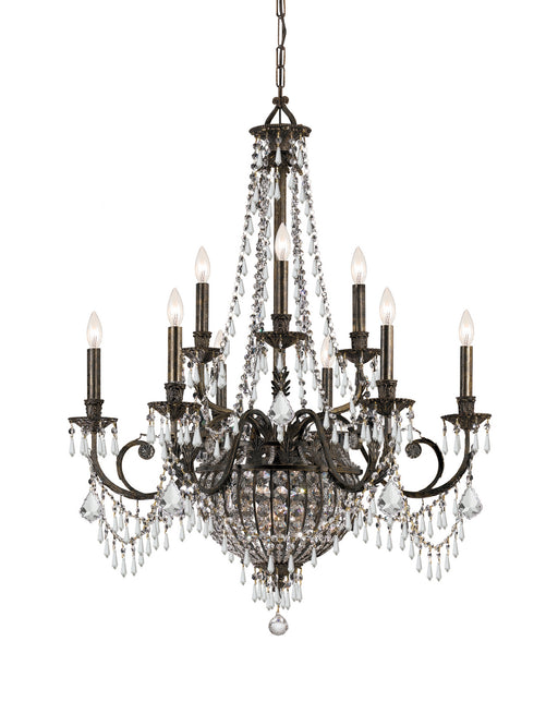 Crystorama 5168-EB-CL-MWP Vanderbilt 12 Light Chandelier English Bronze Main Image.jpg