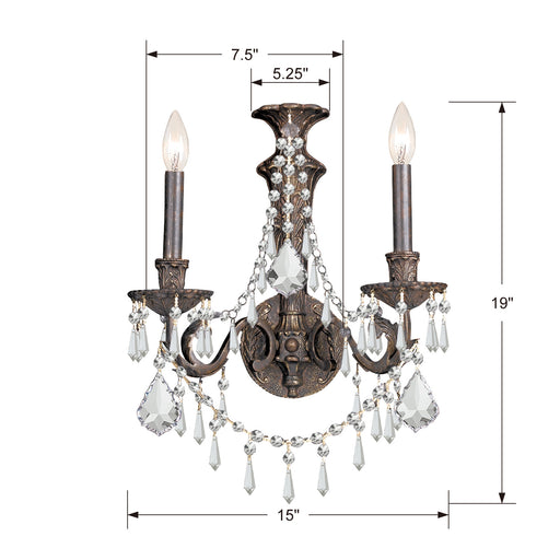 Crystorama 5162-EB-CL-MWP Vanderbilt Two Light Wall Sconce English Bronze Alternate Image.jpg