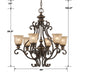 Crystorama 7416-BU Norwalk Six Light Chandelier Bronze Umber Alternate Image.jpg