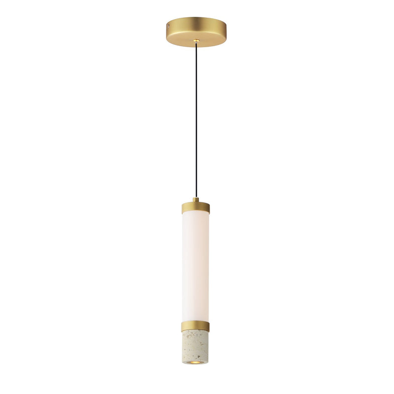 ET2 E11051-01TVGLD Travertine LED Pendant Travertine / Gold Main Image.jpg