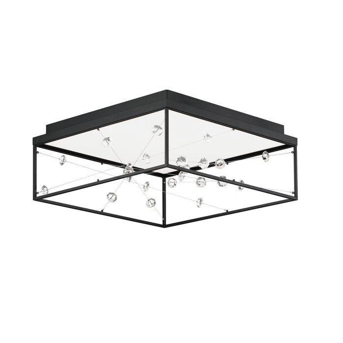 ET2 E21250-20BK Entanglement LED Flush Mount Black Main Image.jpg