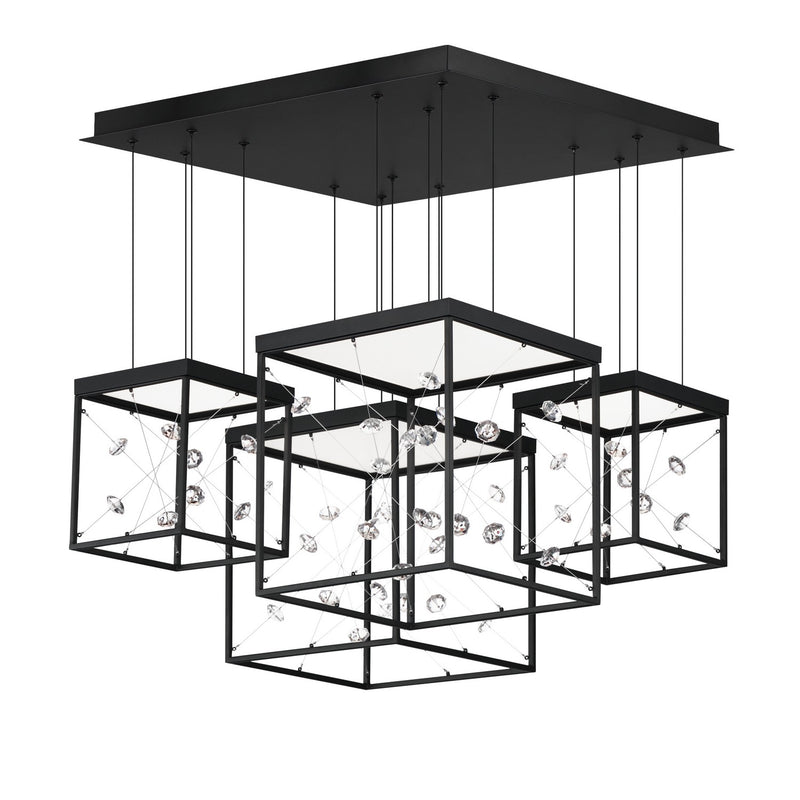 ET2 E21254-20BK Entanglement LED Pendant Black Main Image.jpg