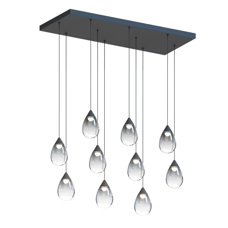 ET2 E21566-142BK Dewdrop LED Linear Pendant Black Main Image.jpg