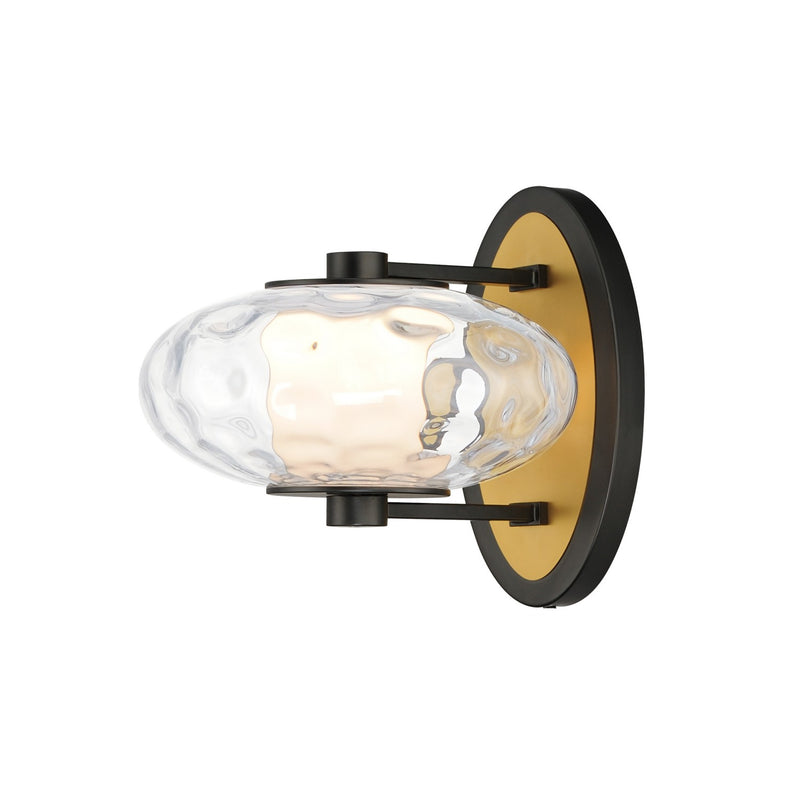 ET2 E24030-24BKNAB Amulet LED Wall Sconce Black / Natural Aged Brass Main Image.jpg