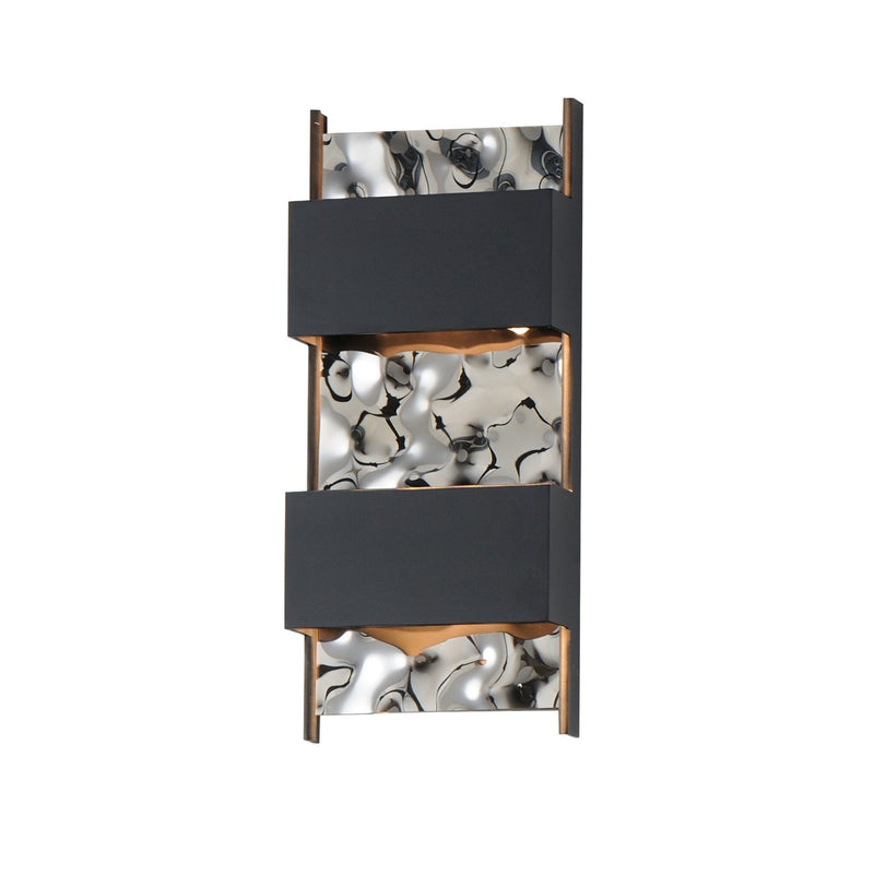 ET2 E30262-125BK Coulee LED Outdoor Wall Sconce Black Main Image.jpg