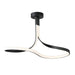 ET2 E30660-BK Serpentine LED Semi-Flush Mount Black Main Image.jpg