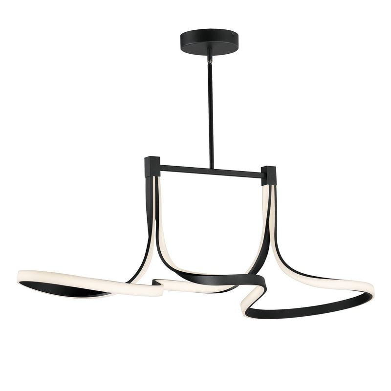 ET2 E30668-BK Serpentine LED Linear Pendant Black Main Image.jpg