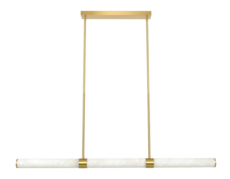 Beacon Lighting 03927801 Luella LED Pendant, Brass Main Image.jpg