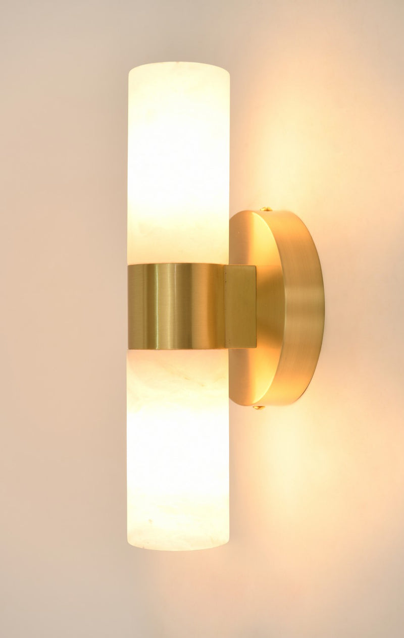 Beacon Lighting 03929301 Luella Two Light Wall Bracket, Brass Alternate Image.jpg