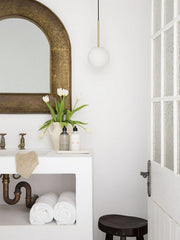 Beacon Lighting 05008101 Lucent One Light Pendant, Brass Alternate Image 10.jpg