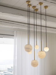 Beacon Lighting 05008101 Lucent One Light Pendant, Brass Alternate Image.jpg