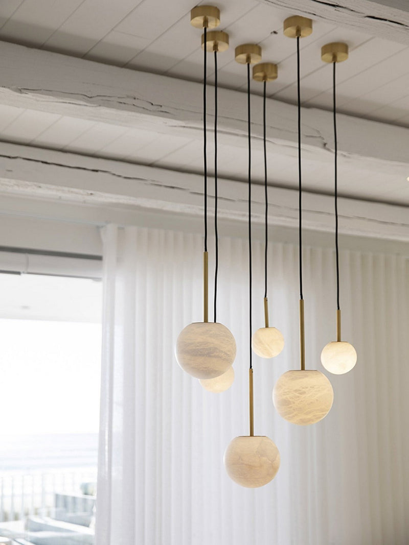 Beacon Lighting 05008101 Lucent One Light Pendant, Brass Alternate Image.jpg