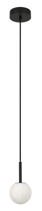 Beacon Lighting 05008301 Lucent One Light Pendant, Black Main Image.jpg