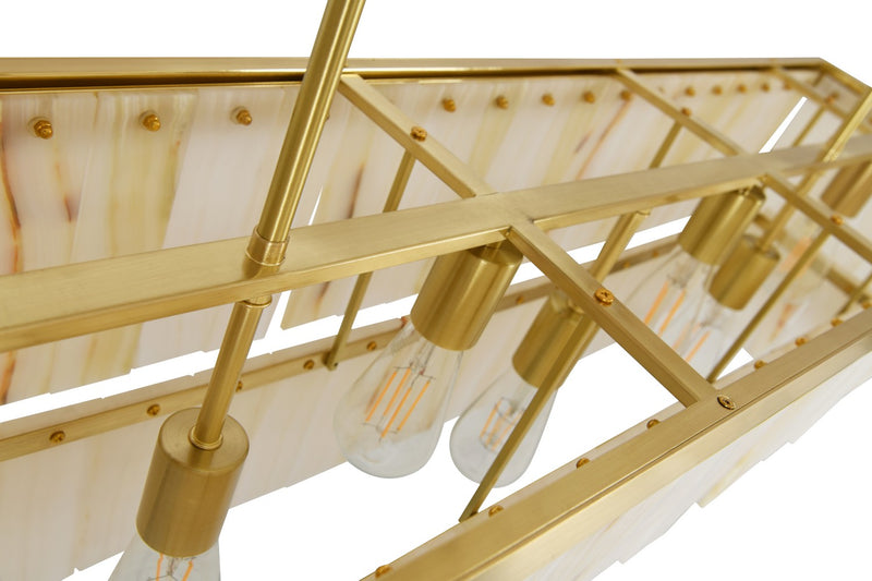 Beacon Lighting 05024101 Elora Seven Light Pendant, Brass Alternate Image 9.jpg
