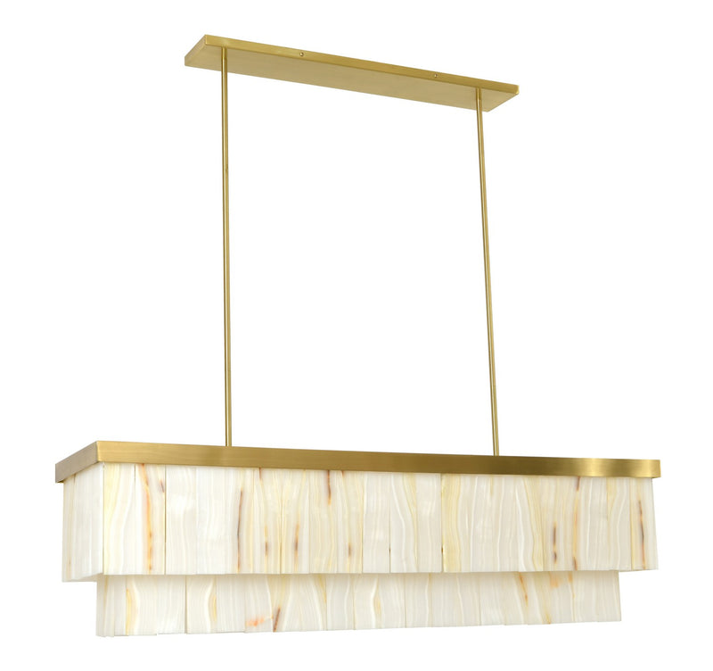 Beacon Lighting 05024101 Elora Seven Light Pendant, Brass Main Image.jpg