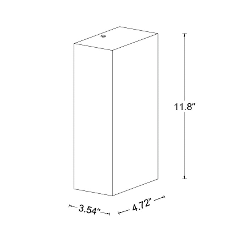 Beacon Lighting 19717001 Times LED Wall Sconce, White Alternate Image 8.jpg
