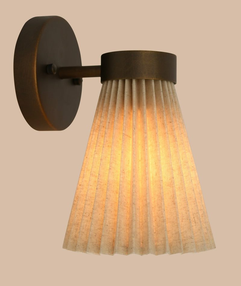 Beacon Lighting 30913901 Amore One Light Wall Bracket, Bronze/Natural Alternate Image 4.jpg