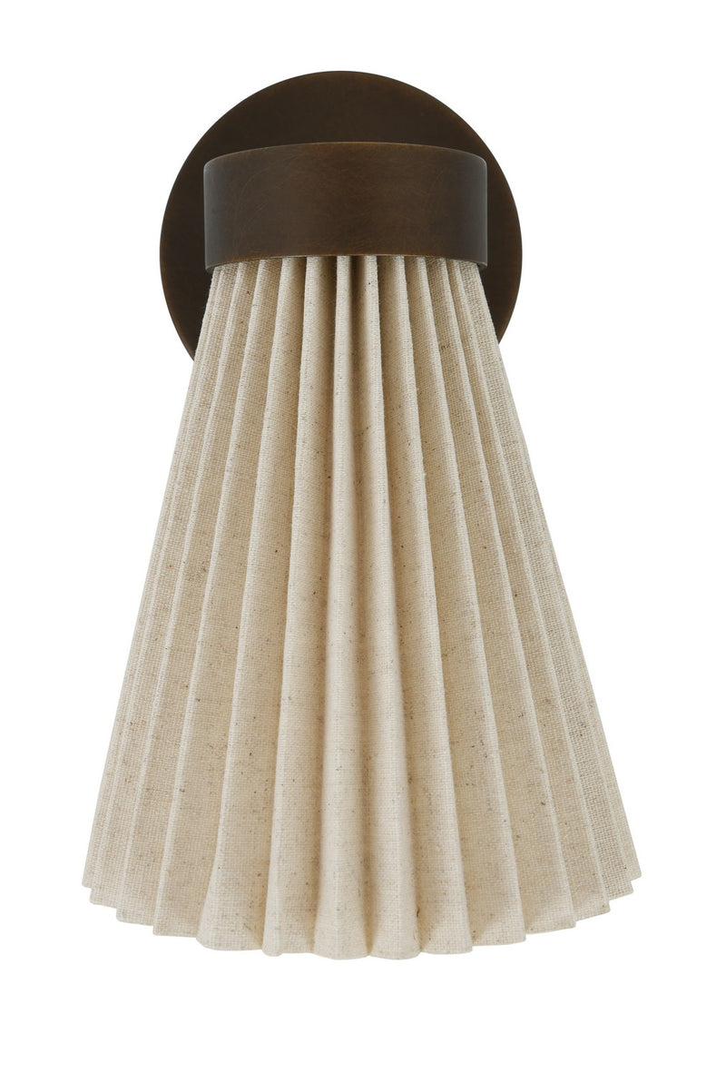 Beacon Lighting 30913901 Amore One Light Wall Bracket, Bronze/Natural Alternate Image 7.jpg