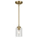 Kichler 44032NBR One Light Mini Pendant, Natural Brass